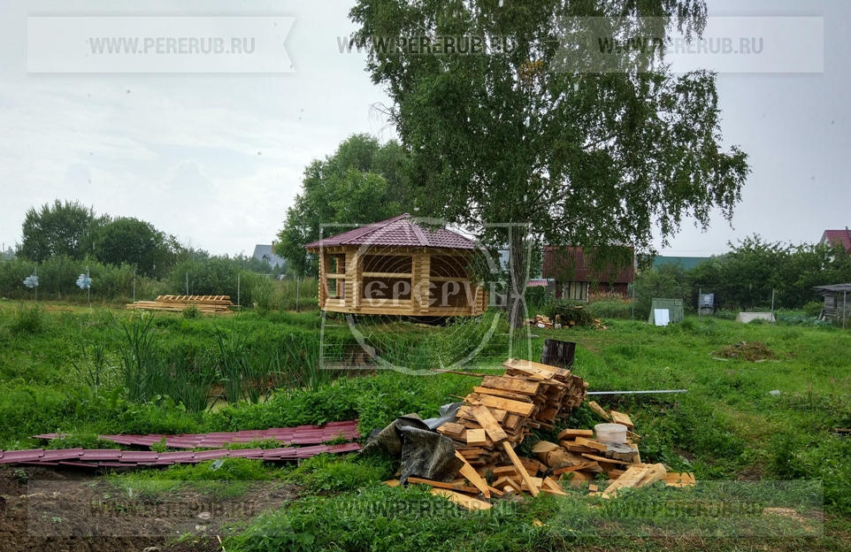 Деревянная летняя кухня (Раменский район)