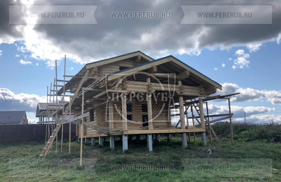 Деревянный гостевой дом (баня) Валдай 81 (Клинский район)